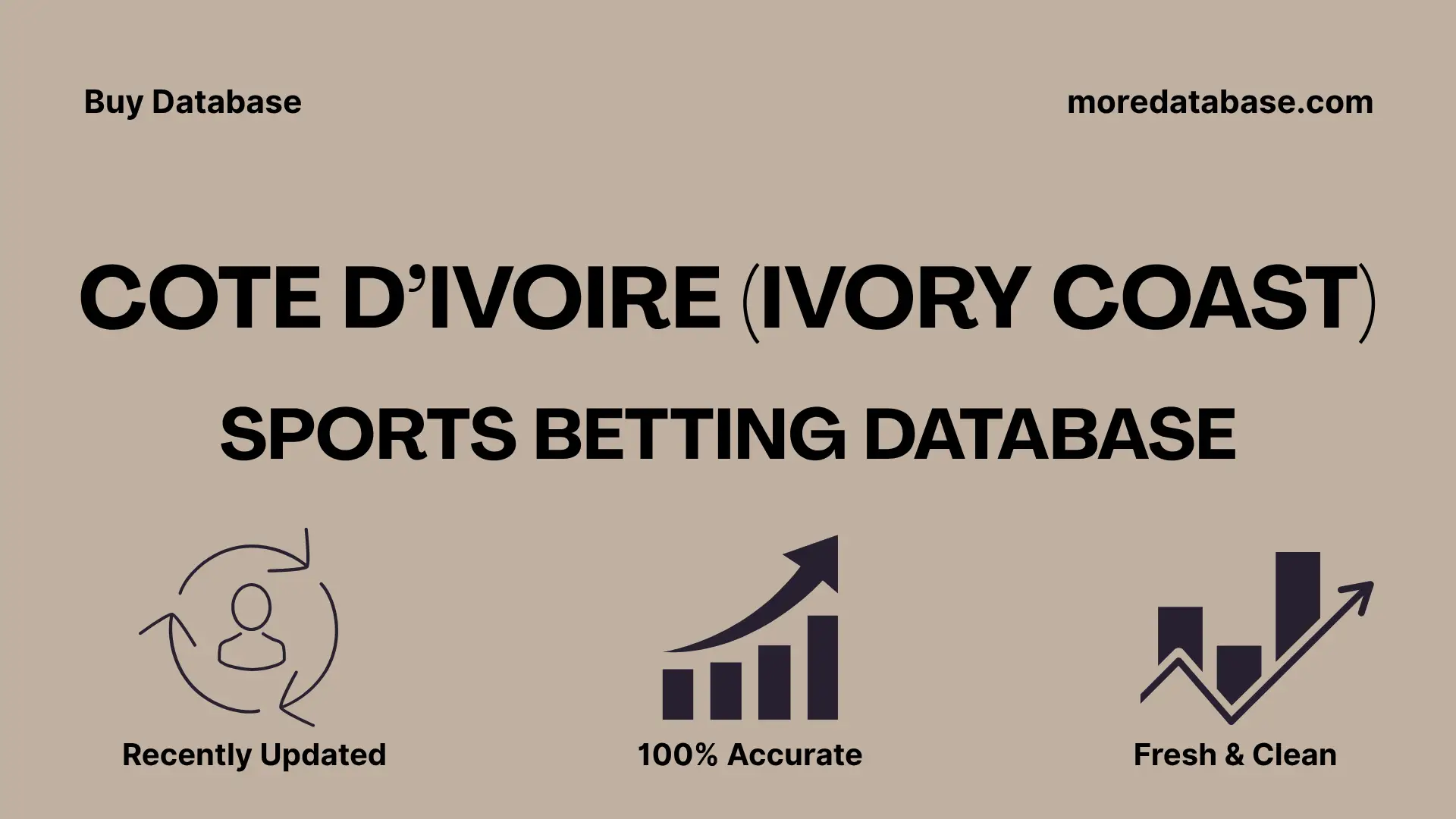 Cote d’Ivoire (Ivory Coast) Sports Betting Database 1 Million